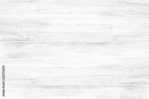 White wood floor texture background.