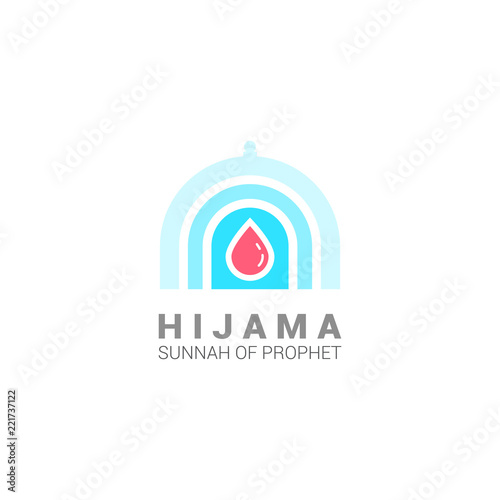 Hidjama jar, logo for person who make bloodletting