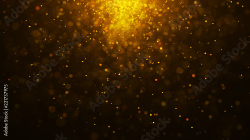 Dust particles. Abstract particle background. Particle explosion. Dots background. 4k rendering.
