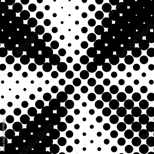 Halftone. Black circle. Circle halftone. Vector illustration
