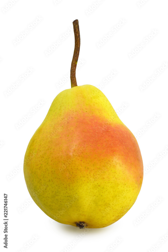Yellow pear isolated on white background Yellow pear isolated on white background