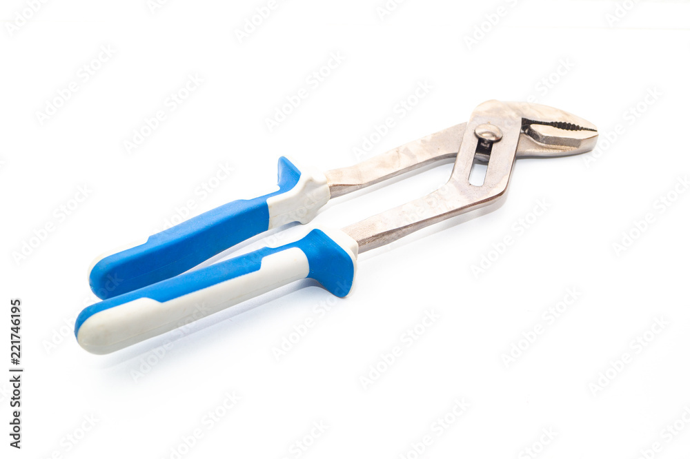 tuber pliers isolated on white background