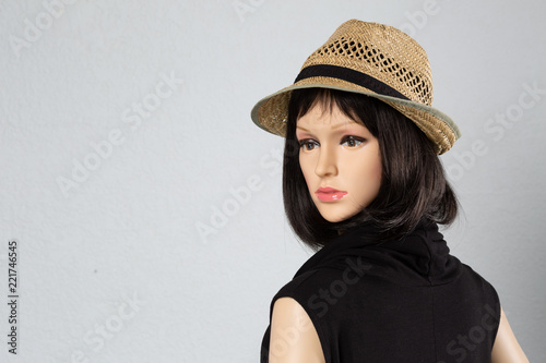 Obraz na płótnie woman glamour manikin w salonie