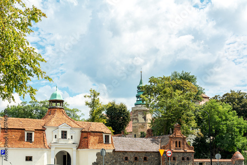 The princely castle Nemodlin is partially restored and is open for visits. in places the former grandeur of the castle can be seen. photo