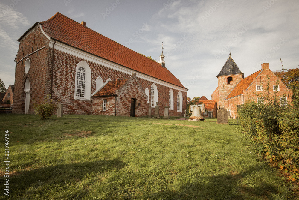 Kirche von Greetsiel an der Nordsee