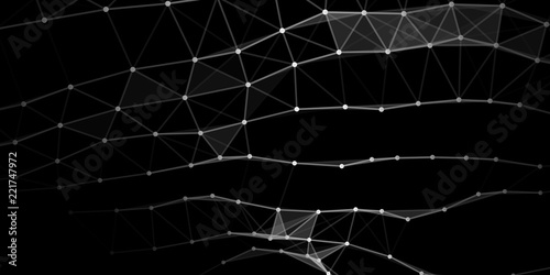 Tunnel or wormhole. Digital 3d wireframe tunnel. 3D tunnel grid. Network cyber technology. Surrealism. Background abstract vector image. 3D illustration tunnel