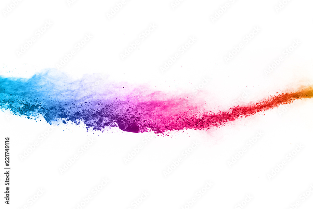 abstract powder splatted background. Colorful powder explosion on white background. Colored cloud. Colorful dust explode. Paint Holi. abstract powder splatted background. Colorful powder explosion on white background. Colored cloud. Colorful dust explode. Paint Holi.