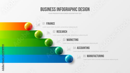 Amazing business infographic presentation vector illustration concept. Corporate marketing analytics data report creative design layout. Company statistics information graphic visualization template.