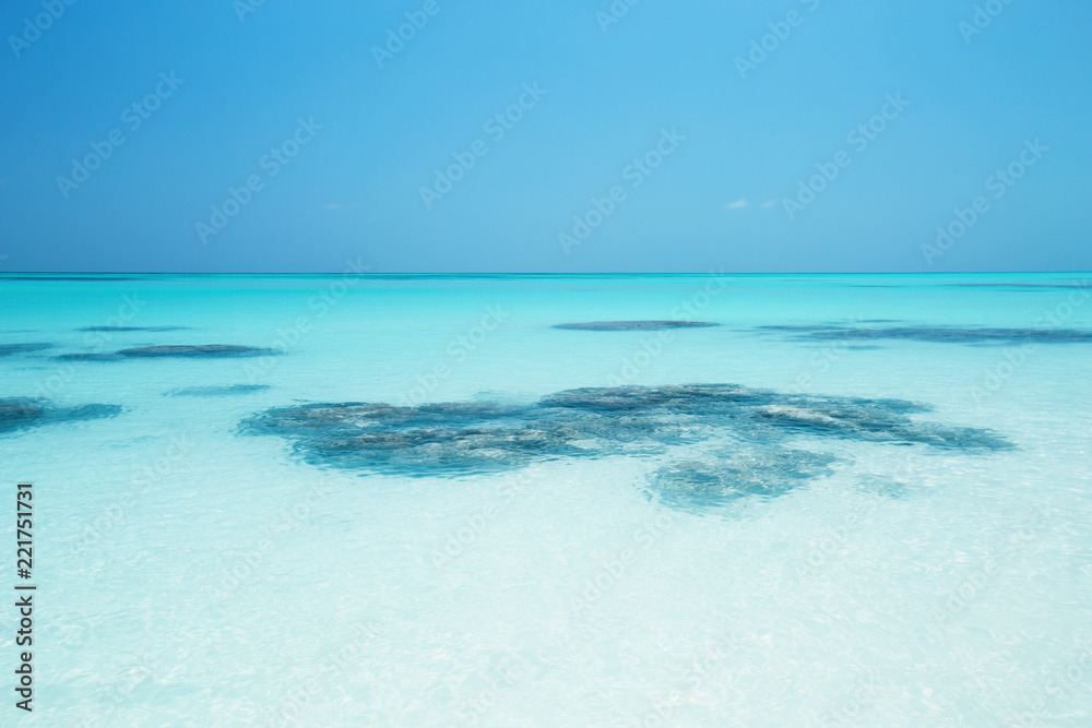 Fototapeta premium Panorama of beach and sea view