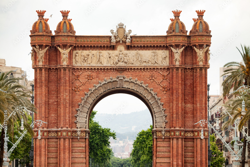 Obraz premium Arc de Triomf Barcdelona Spain
