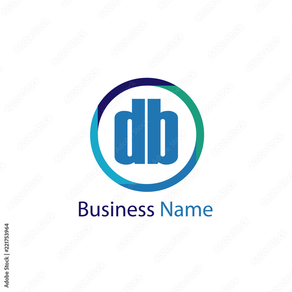 Initial Letter DB Logo Template Design Initial Letter DB Logo Template Design