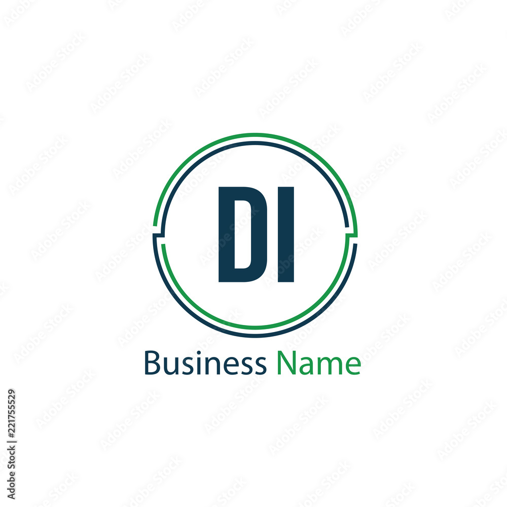 Initial Letter DI Logo Template Design Initial Letter DI Logo Template Design