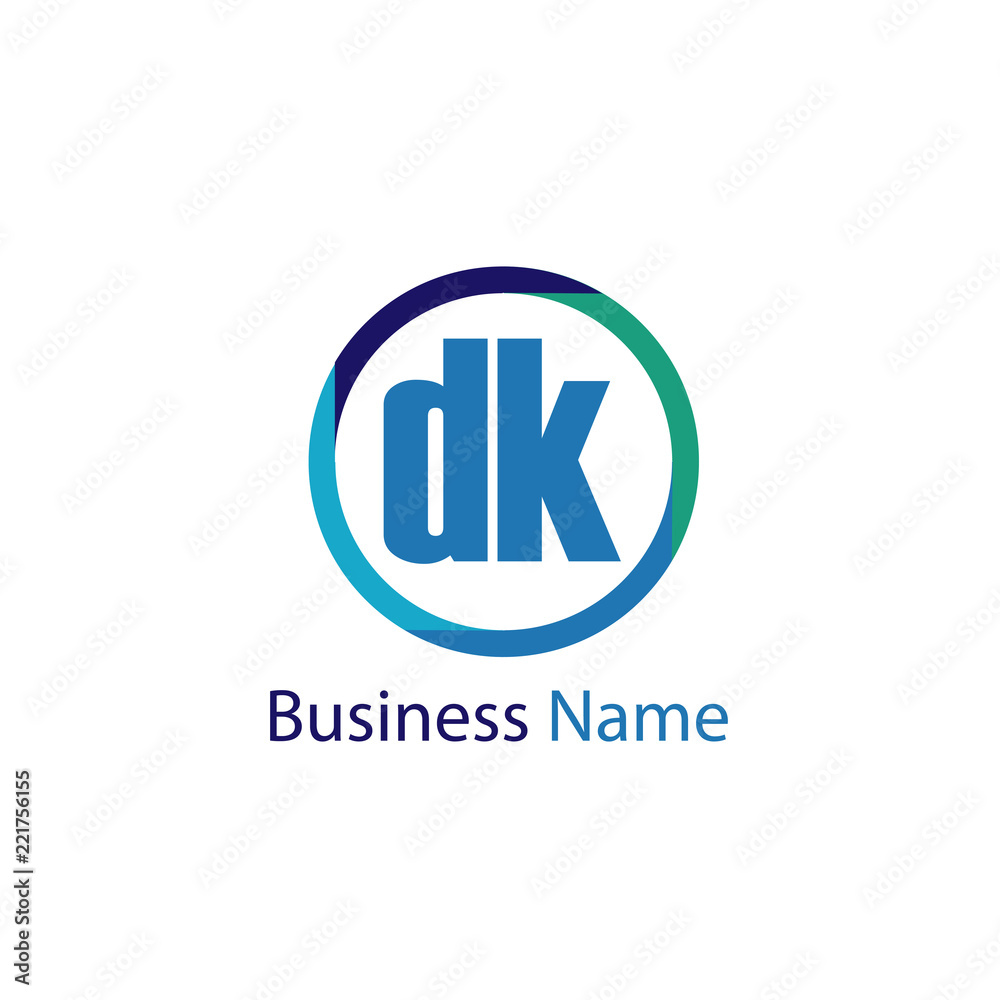 Initial Letter DK Logo Template Design Initial Letter DK Logo Template Design