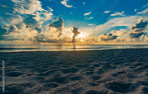 Sunrise on the Beach at Fort Pierce, Florida