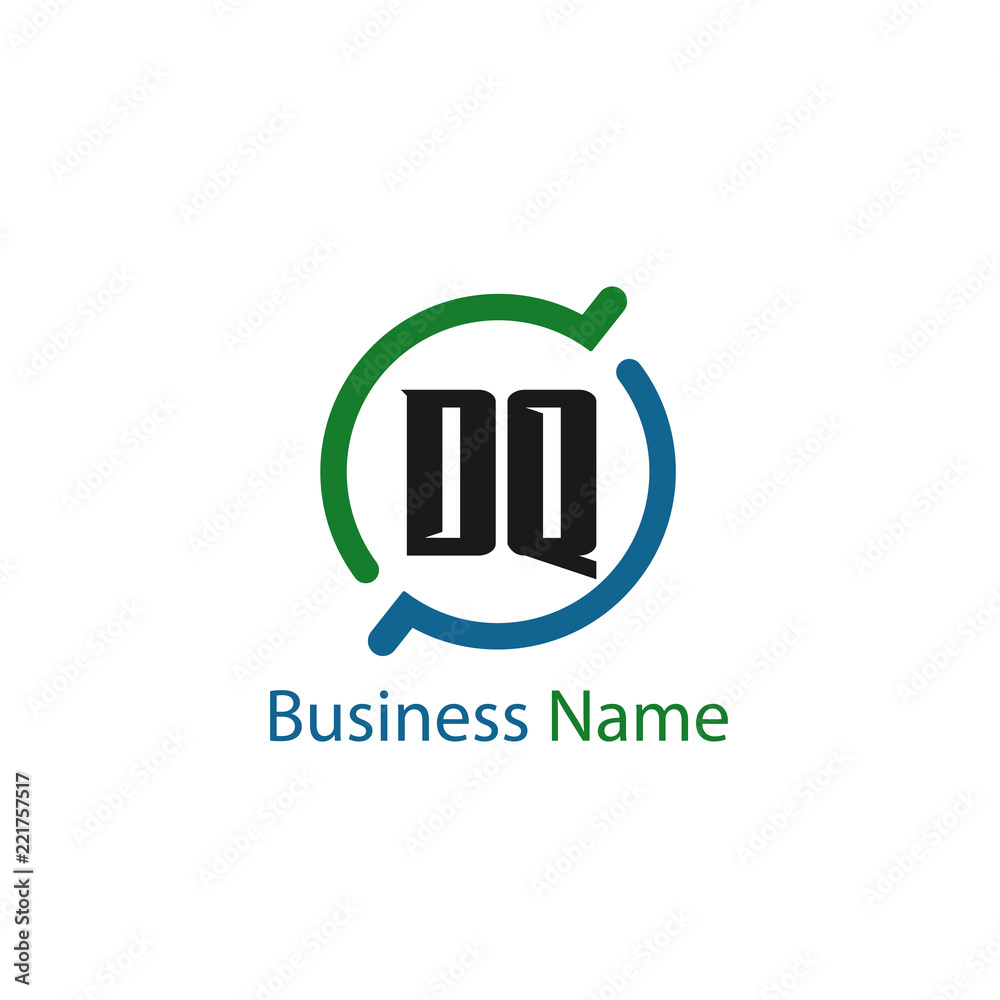 Initial Letter DQ Logo Template Design Initial Letter DQ Logo Template Design