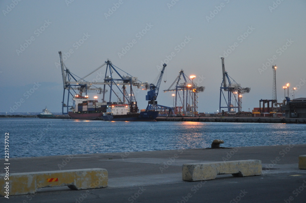 The beautiful new port Limassol in Cyprus