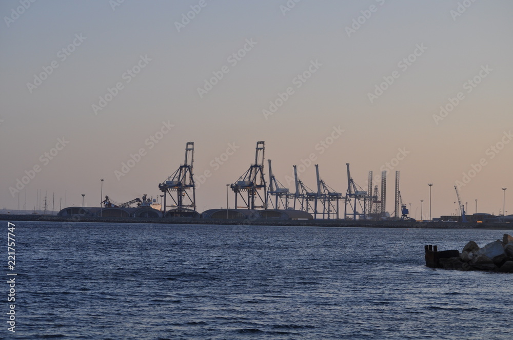The beautiful new port Limassol in Cyprus