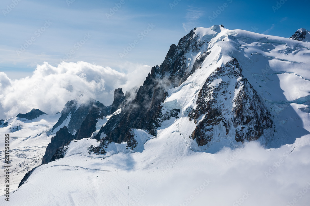 Naklejka premium Mont Blanc Tour - TMB