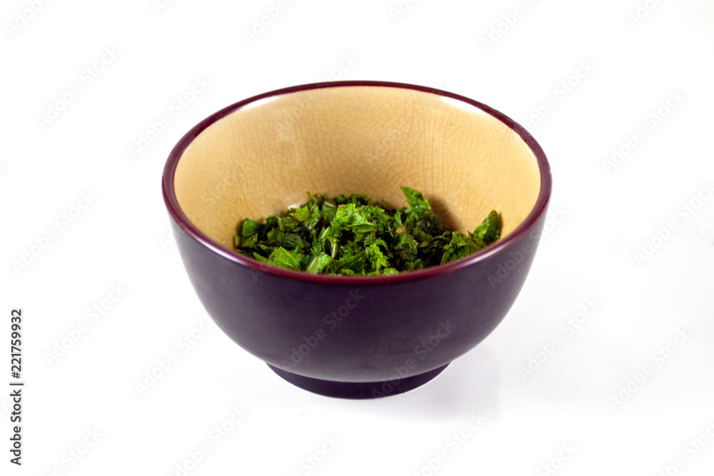 MInt in a bowl MInt in a bowl