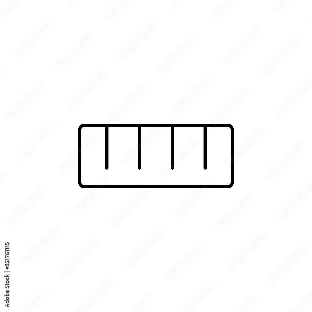 Ruler sign icon. Element of image sign for mobile concept and web apps illustration. Thin line icon for website design and development, app development. Premium icon Ruler sign icon. Element of image sign for mobile concept and web apps illustration. Thin line icon for website design and development, app development. Premium icon