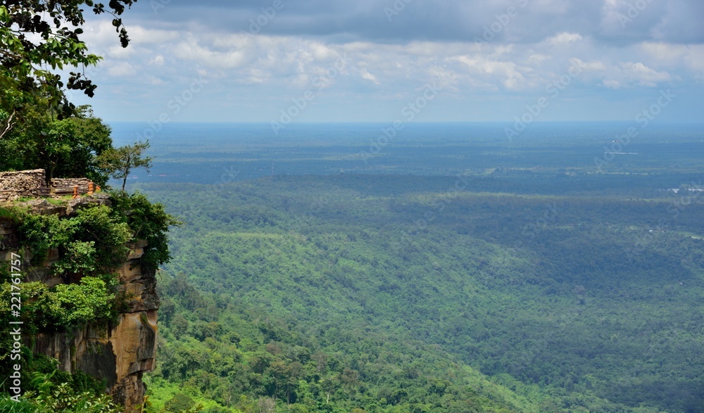 Pha Mo E Dang In Khao Phra Wihan National Park Kantharalak District Sisaket Province Thailand