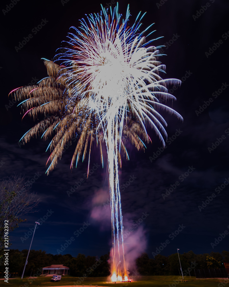 fireworks in the sky