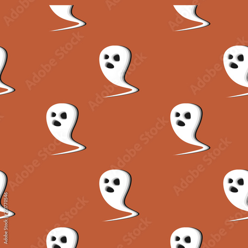 Childish abstract ghost sea...