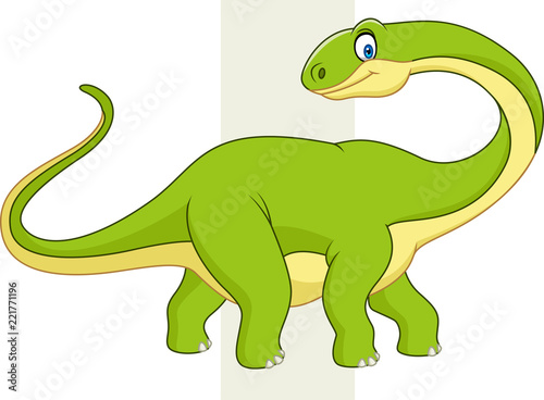 Cute dinosaur cartoon © tigatelu