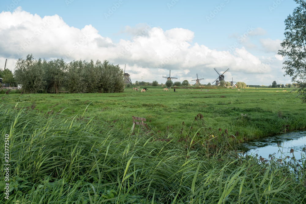 Kinderdijk in holland