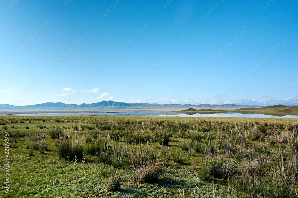 Tuzkol lake (lake of salt in Kazakh language), Kazakhstan Tuzkol lake (lake of salt in Kazakh language), Kazakhstan