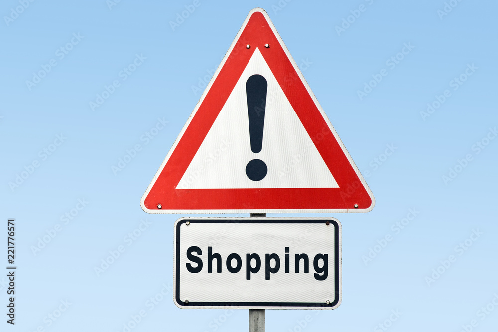 Schild 327 - Shopping Schild 327 - Shopping