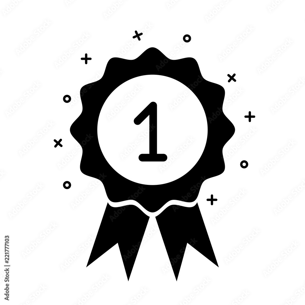 Winner icon in trendy flat style vector illustration Winner icon in trendy flat style vector illustration