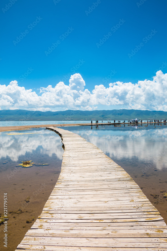 Qinghai Lake Landscape, China