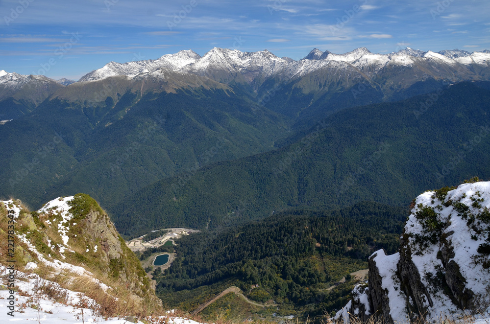 View of the ridge Achishkho