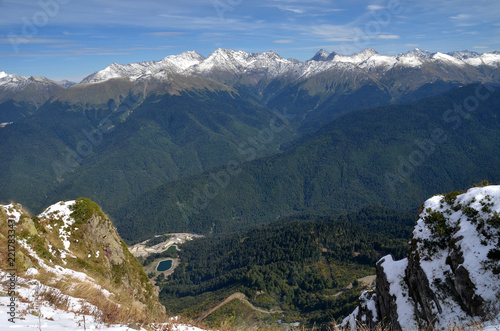 View of the ridge Achishkho