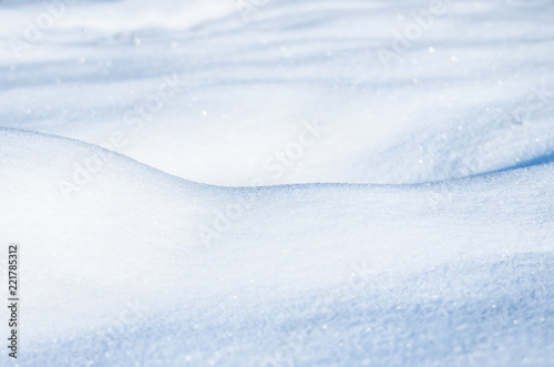 Beautiful fresh snow pattern in minimalistic style