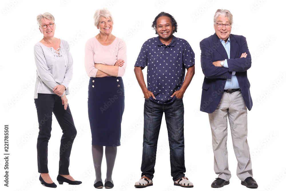 Obraz premium Group of old people
