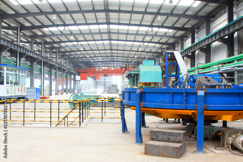 mounting workshop in an old factory