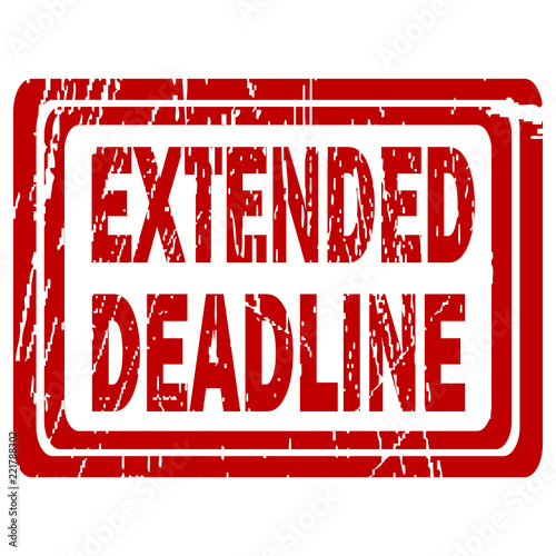 Extended deadline rubber stamp