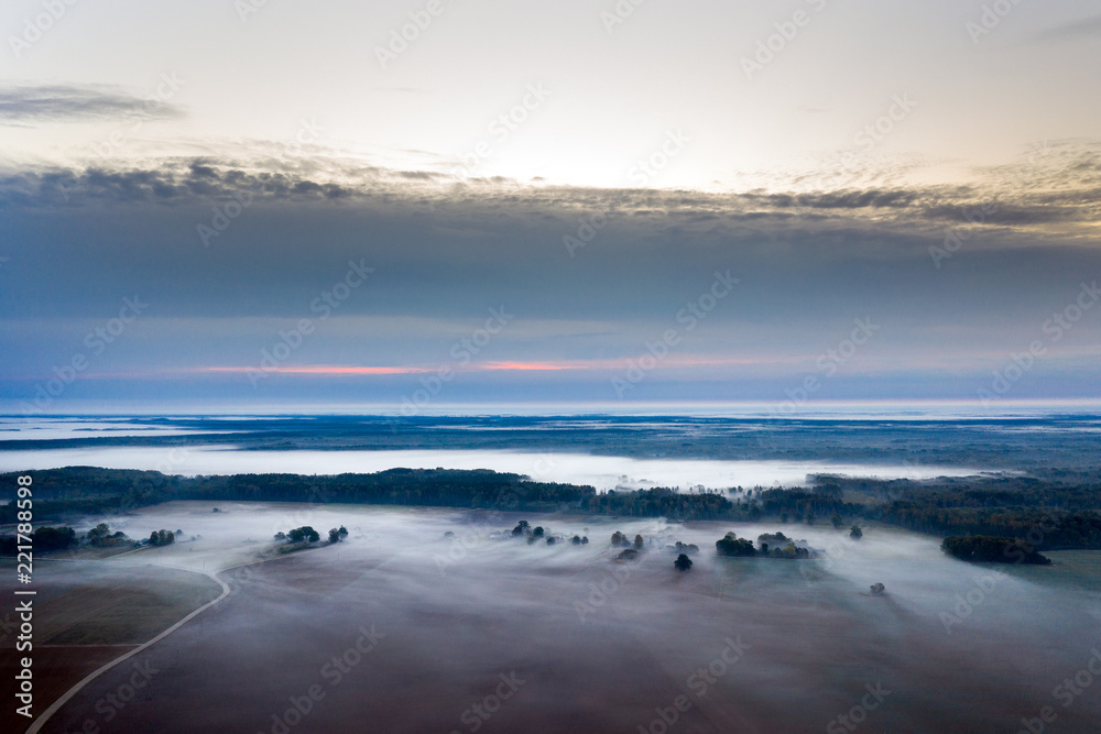 Morning in countryside, Tukums municipality, Latvia. Morning in countryside, Tukums municipality, Latvia.