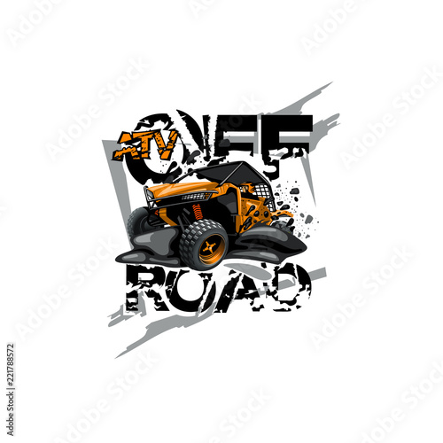 Off-Road ATV Buggy Logo, ATV Off Road.