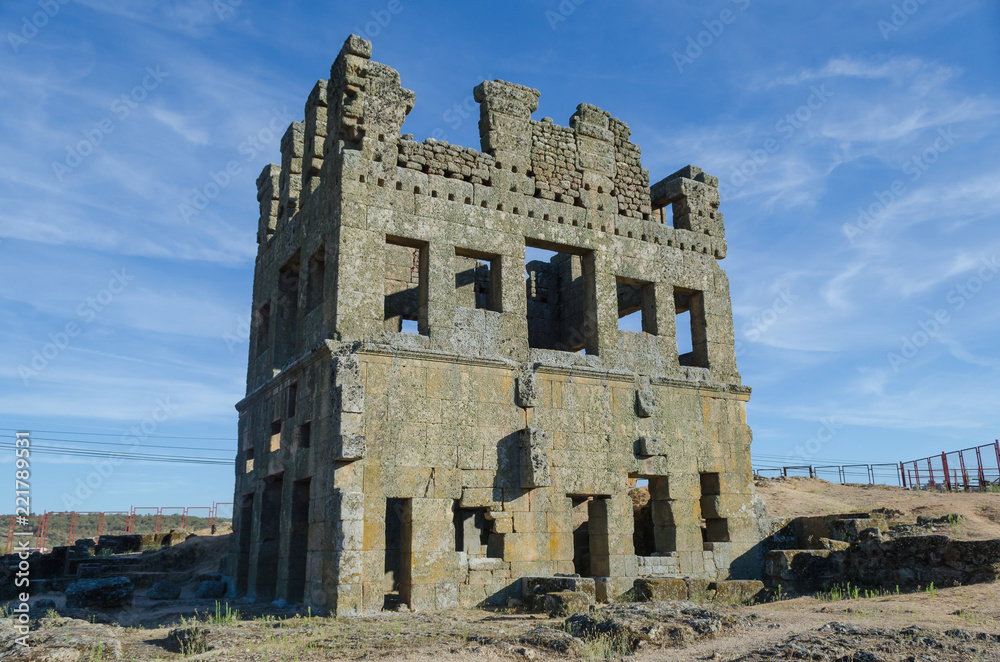 Centum Cellas, o Torre de São Cornélio. Una construcción de época romana en Colmeal da Torre. Belmonte. Portugal.