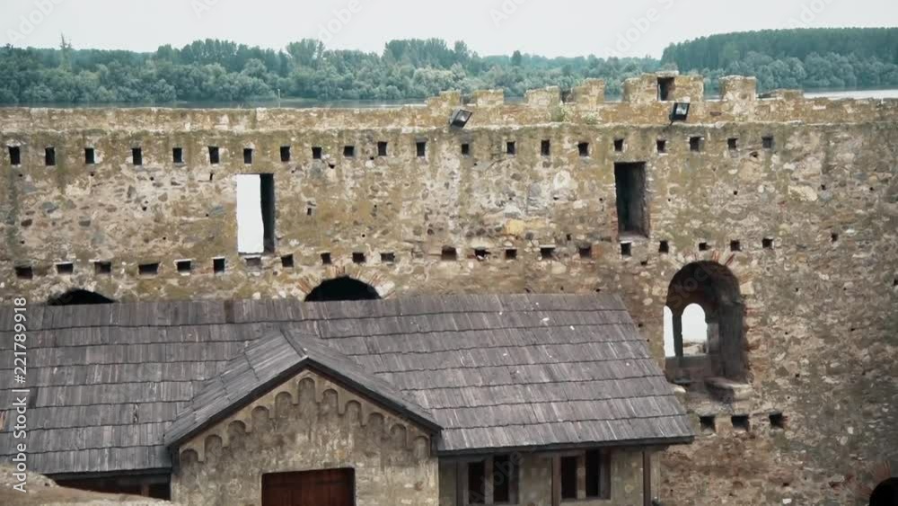 Old Fortress from the Middle Ages, The Corridor and the House Below