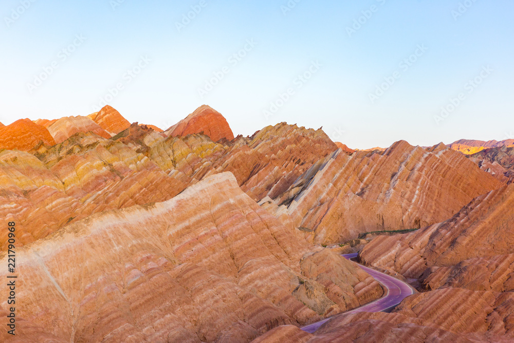 Naklejka premium zhangye danxia