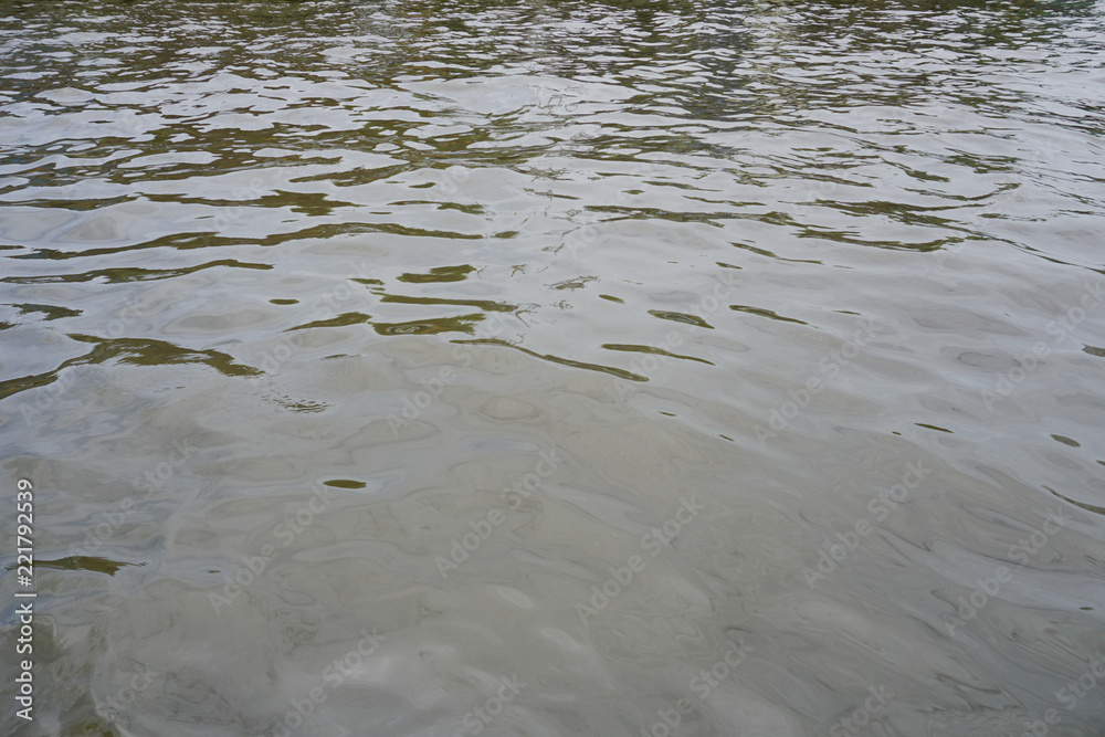 Dark water in the canal