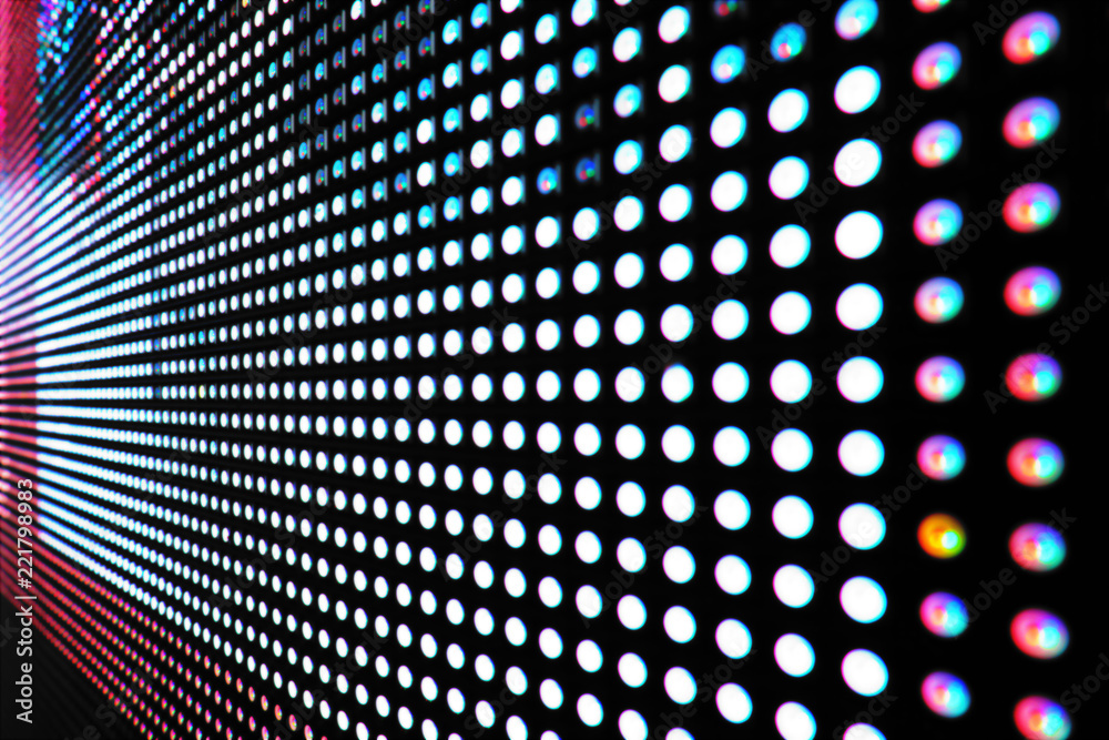 Perspective of dots LED backlight pattern Perspective of dots LED backlight pattern