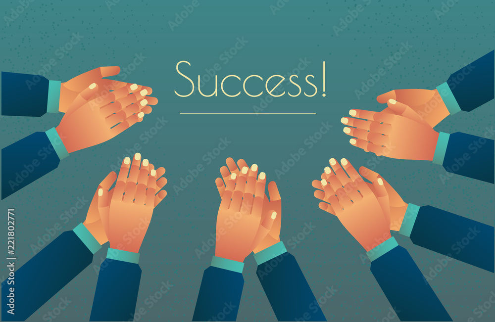 to cheer up with applause for success. clap their hands, a storm of ovations. Congratulations applaud to cheer up with applause for success. clap their hands, a storm of ovations. Congratulations applaud