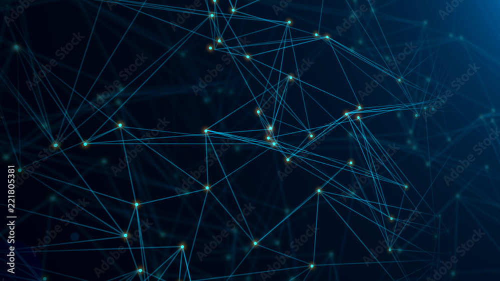Network with nodes connected background. Technology concept Network with nodes connected background. Technology concept