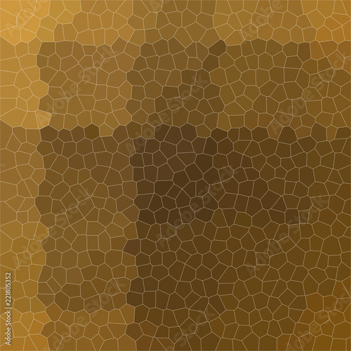 Handsome abstract illustration of brown and red Small hexagon. Nice background for your needs.