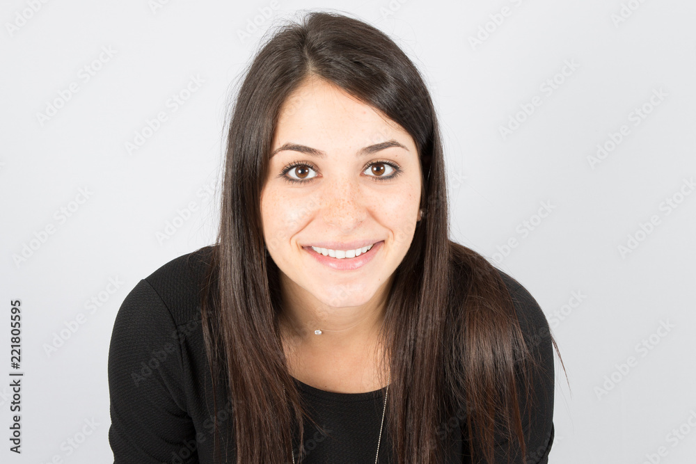 Caucasian young Woman Casual Confident Concept Caucasian young Woman Casual Confident Concept